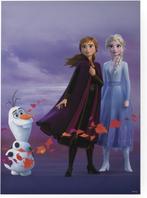 Disney Frozen 2 Elsa, Anna & Olaf Schilderij 70x50 cm, Ophalen of Verzenden, Overige figuren, Nieuw, Plaatje of Poster