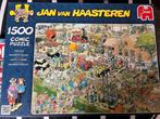 Jan van Haasteren - Boerderij bezoek 1500 stukjes, Hobby en Vrije tijd, Denksport en Puzzels, Ophalen of Verzenden, 500 t/m 1500 stukjes