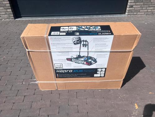 Nieuw in doos hapro atlas premium 2, voor 250 ipv 450, Auto diversen, Fietsendragers, Nieuw, Trekhaakdrager, 2 fietsen, Brede banden