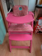 Roze Meegroeistoel met Kussen, Ophalen of Verzenden, Zo goed als nieuw, Meegroeistoel, Stoelverkleiner