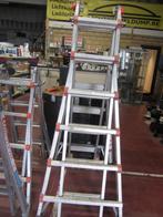 Professionele WAKU Kwaliteit Vouwladder € 295 excl., Doe-het-zelf en Verbouw, Ladders en Trappen, Ophalen, Zo goed als nieuw, Ladder