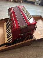 Nette Marinucci Recanati accordion incl koffer, Muziek en Instrumenten, Accordeons, Ophalen of Verzenden, Zo goed als nieuw, Met koffer