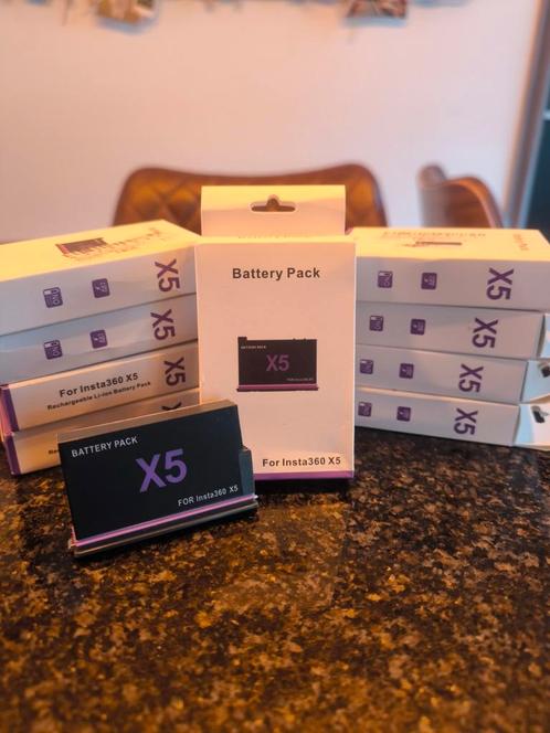 Insta360 X5 Accu's en dubbele lader, Audio, Tv en Foto, Accu's en Batterijen, Nieuw, Oplaadbaar, Ophalen of Verzenden