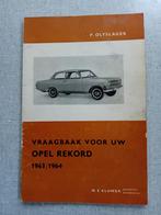 Opel Rekord 1963/64 Vraagbaak, Auto diversen, Handleidingen en Instructieboekjes, Ophalen
