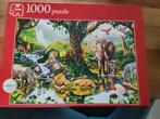 Jumbo puzzel oase in de jungle, Ophalen of Verzenden, 500 t/m 1500 stukjes, Zo goed als nieuw, Legpuzzel