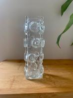 Vintage vaas Josef Schott Zweeds design jaren 60. Space age, Overige kleuren, Ophalen of Verzenden, Minder dan 50 cm, Glas