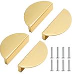 Nieuwe messing halve maan kast deur grepen 4 stuks, Doe-het-zelf en Verbouw, Ophalen of Verzenden, Nieuw