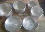 Camping pannenset vintage aluminium bagpacken kamperen, Ophalen of Verzenden, Gebruikt