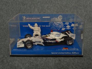 F1 BMW Sauber F1.06 Heidfeld zeldzame MICHELIN uitgave OVP beschikbaar voor biedingen