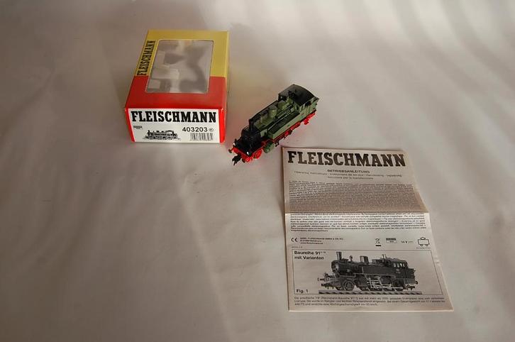 FLEISCHMANN 403203., Hobby en Vrije tijd, Modeltreinen | H0, Zo goed als nieuw, Locomotief, Gelijkstroom, Fleischmann, Analoog