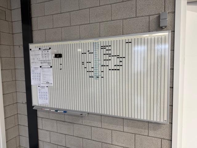Magnetisch planbord - Jaaroverzicht, Diversen, Schoolborden, Gebruikt, Ophalen