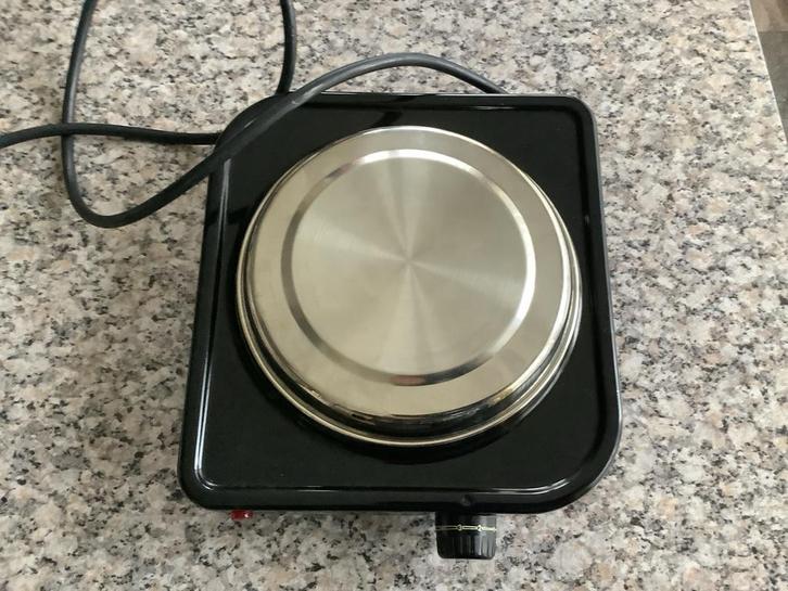Compacte Elektrische Kookplaat - Ideaal voor Camping!, Witgoed en Apparatuur, Kookplaten, Gebruikt, Vrijstaand, Elektrisch, 3 kookzones of minder