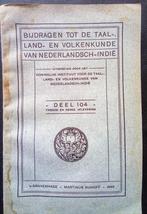 Bijdragen Taal-, Land- en Volkenkunde N-Indië deel 104, Boeken, Ophalen of Verzenden, Gelezen