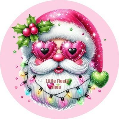 L247 luxe icing kerstman 20cm eetbare taart plaat print, Hobby en Vrije tijd, Taarten en Cupcakes maken, Nieuw, Versiering, Taarten