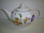 Janneke Brinkman - Fruits & Flowers - aardewerk theepot, Ophalen of Verzenden