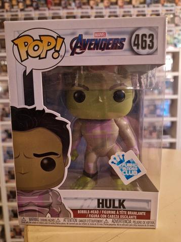 Funko Hulk 463 Funko Insider Club sticker beschikbaar voor biedingen