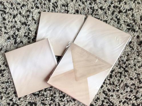 4 pakjes gevlamde mocca kleurig enveloppen 💥14x14 cm, Hobby en Vrije tijd, Kaarten | Zelf maken, Nieuw, Blanco kaart of Basiskaart