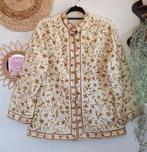 Vintage India geborduurd suzani jasje romy Boomsma hippie 70, Ophalen of Verzenden, Zo goed als nieuw, Maat 38/40 (M)