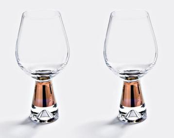 2 Tom Dixon Tank wijnglazen nieuw twv € 105,00 pset beschikbaar voor biedingen