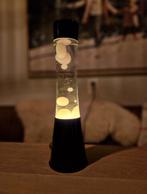retro lava lamp geel, Huis en Inrichting, Lampen | Tafellampen, Ophalen, Zo goed als nieuw, Minder dan 50 cm
