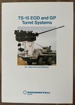 Brochure - Rheinmetall TS-15 EOD & GP Turrets (1990)., Verzamelen, Militaria | Algemeen, Ophalen of Verzenden, Luchtmacht, Duitsland