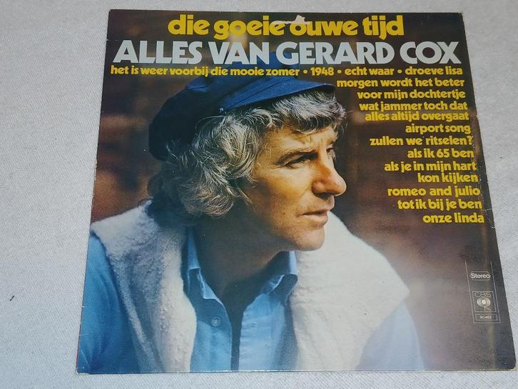5 lp's van  GERARD COX, Cd's en Dvd's, Vinyl | Nederlandstalig, Gebruikt, Levenslied of Smartlap, 12 inch, Ophalen of Verzenden