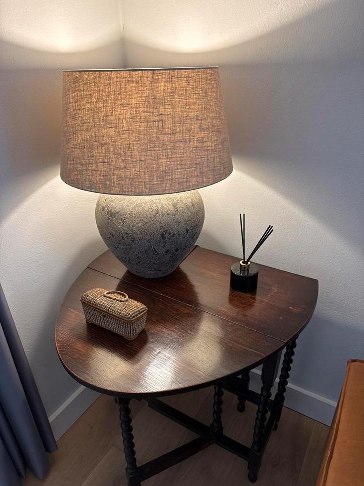 Antieke Hangoortafel - 90cm, Antiek en Kunst, Antiek | Meubels | Tafels, Ophalen