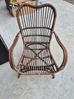 rotan stoel, Ophalen, Gebruikt, Bruin, Eén