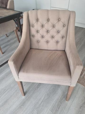 4 Designer Eetkamerstoelen - Beige - V. Roon Living beschikbaar voor biedingen