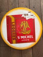 Oud Emaille Reclamebord St. Michel Legeres 65cm, Ophalen of Verzenden