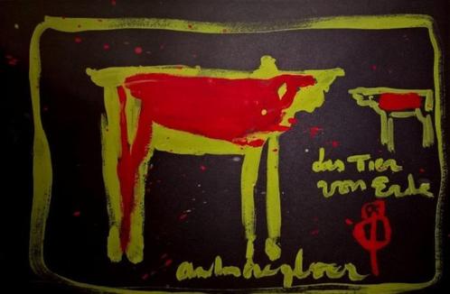Heyboer "" Tier "  drie eenheid '' vrouw, Antiek en Kunst, Kunst | Schilderijen | Klassiek, Verzenden