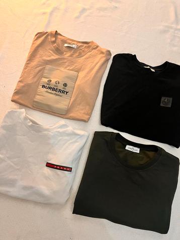 Merk T-shirts - Burberry, Prada, Stone Island beschikbaar voor biedingen