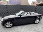 Bmw 1-serie Cabrio 120i High Executive| ZWART| LEER| ELEK KA, Auto's, BMW, 4 cilinders, Cabriolet, 4 stoelen, Zwart