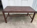 Luxe eikenhouten rustiek statafel 200x100 cm zo goed nieuw, Ophalen
