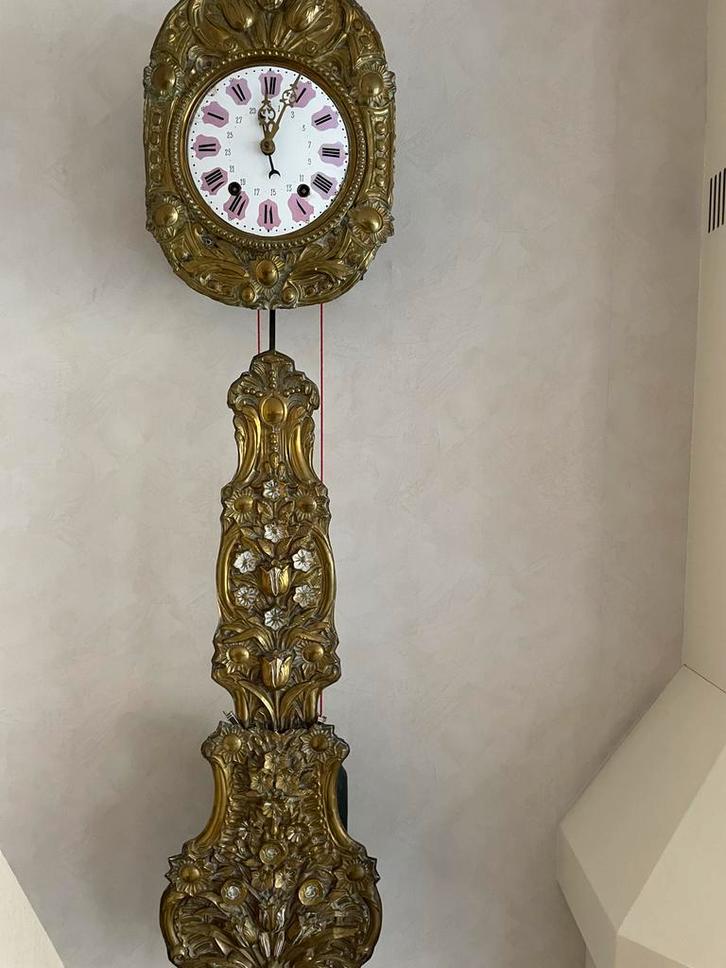 Antieke vergulde pendule, Antiek en Kunst, Antiek | Klokken, Ophalen