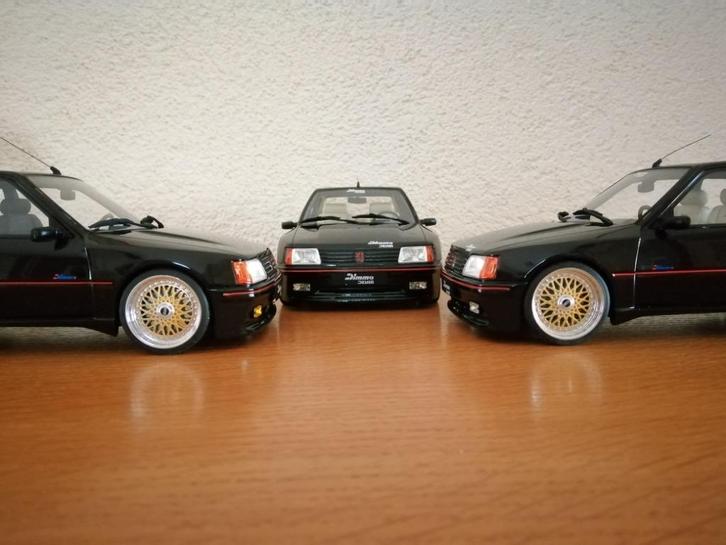 Peugeot 205 Dimma ottomobile OT901 & OT817 NIEUW OVP 19" BBS, Hobby en Vrije tijd, Modelauto's | 1:18, Nieuw, Auto, OttOMobile