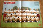 Poster van voetbalclub FC Twente uit 1972, Ophalen of Verzenden, Gebruikt, F.C. Twente, Poster, Plaatje of Sticker