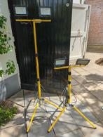 Bouwlamp 2 x 50 w, Ophalen, Gebruikt, Met statief, Lamp met armatuur