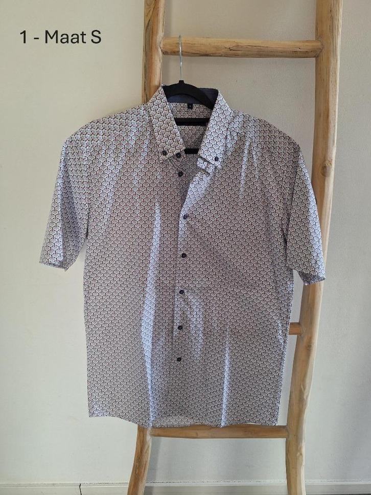Diverse zomerblouses korte mouw, maat S, Kleding | Heren, Overhemden, Nieuw, Halswijdte 38 (S) of kleiner, Overige kleuren, Ophalen of Verzenden