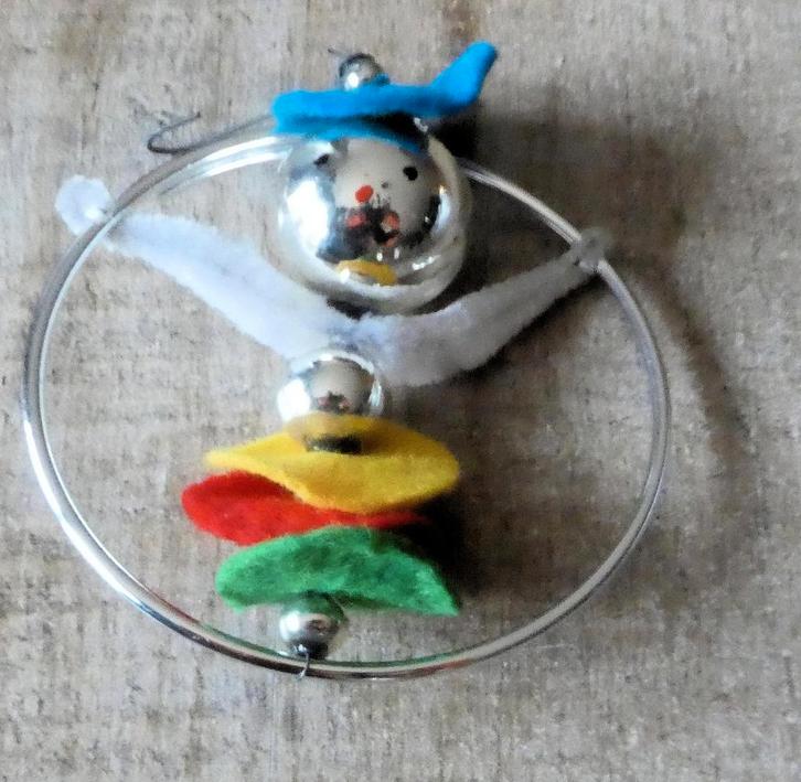 Mooie gekleurde Gablonzer kerstbal., Diversen, Kerst, Zo goed als nieuw, Ophalen of Verzenden