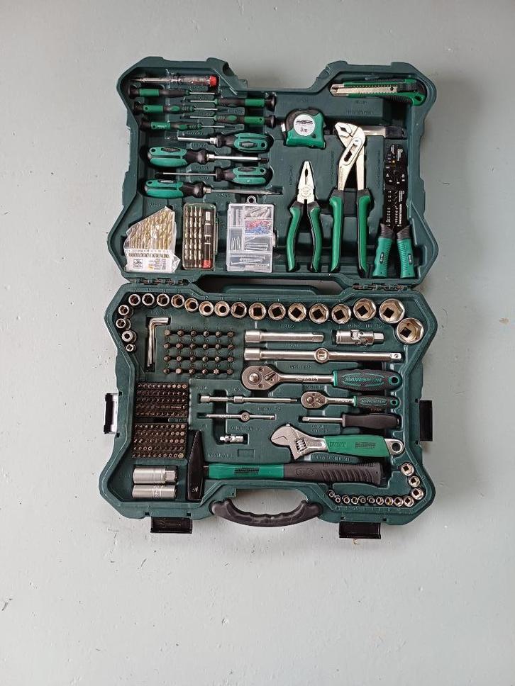 Gereedschapskoffer Mannesmann, Doe-het-zelf en Verbouw, Gereedschap | Handgereedschap, Gebruikt, Verzenden