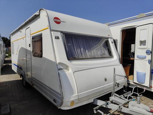 Bürstner Amara 500TS Luxus fransbed en rondzit., Caravans en Kamperen, Caravans, Bedrijf, 1250 - 1500 kg, Rondzit, Bürstner, Frans bed