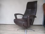 NIEUWSTAAT design relax fauteuil Twice 3 motoren accu bruin, Huis en Inrichting, Metaal, 75 tot 100 cm, Ophalen of Verzenden, Zo goed als nieuw