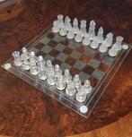 Minervum Glazen Schaakspel, Hobby en Vrije tijd, Gezelschapsspellen | Bordspellen, Een of twee spelers, Ophalen of Verzenden, Zo goed als nieuw