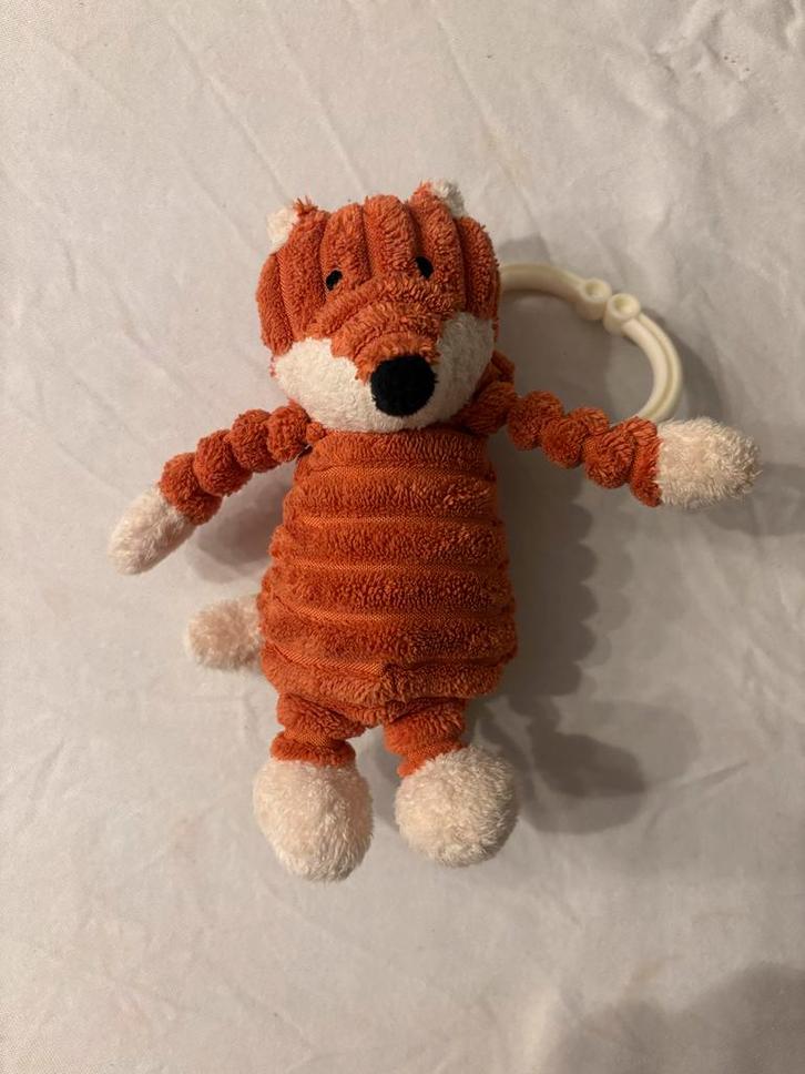 Jellycat Knuffel Vos - cordy Roy baby jitter trekkoord!, Kinderen en Baby's, Speelgoed | Knuffels en Pluche, Zo goed als nieuw