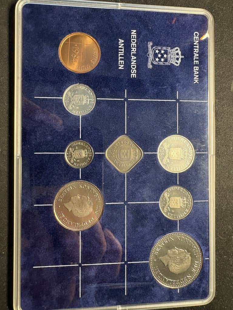 Nederlandse Antillen  muntset 1984, Verzenden, Verzamelmap
