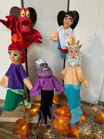 De Kleine zeemeermin poppenkastpoppen, meerdere lees info!, Verzamelen, Disney, Ophalen of Verzenden, Pocahontas of Kl. Zeemeermin