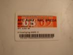Ajax Clubcard Nac Breda, Ophalen of Verzenden, Gebruikt, NAC Breda, Overige typen