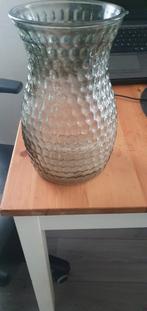 Mooie glazen vaas 2 stuk, Huis en Inrichting, Overige kleuren, 50 tot 75 cm, Ophalen of Verzenden, Glas