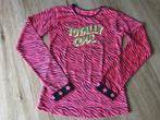 IN NIEUWSTAAT b nosy shirt 158/164 roze met glitters, Kinderen en Baby's, Meisje, Zo goed als nieuw, Shirt of Longsleeve, B nosy